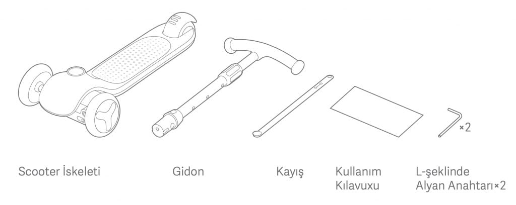 Xiaomi Mitu Scooter kutusu